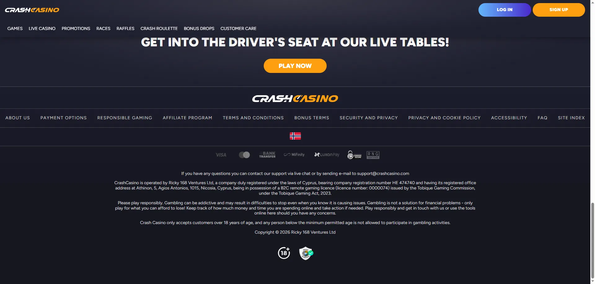 App móvil de Crash Casino para Android e iOS en México