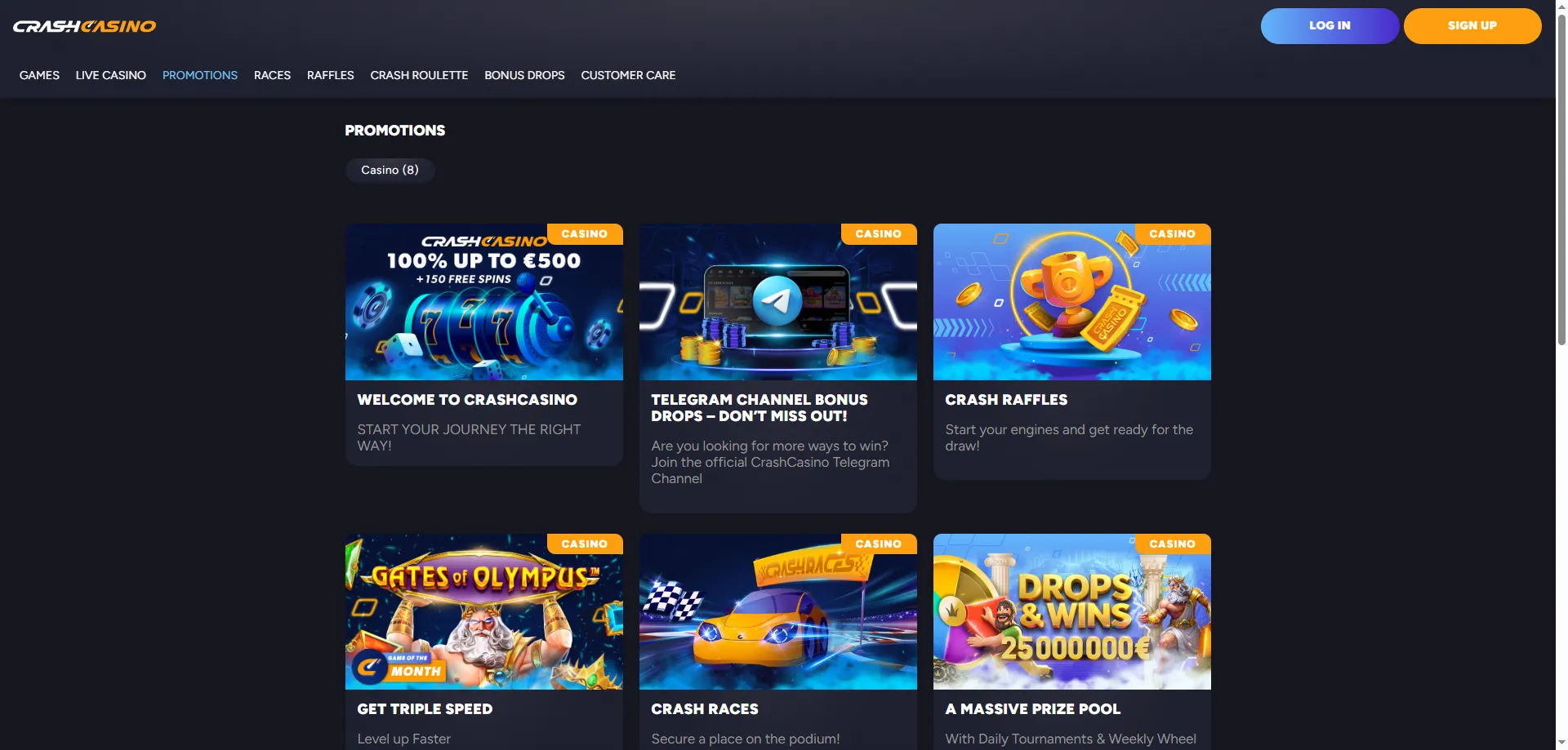Bono de bienvenida Crash Casino México — 200% hasta 16.000 €